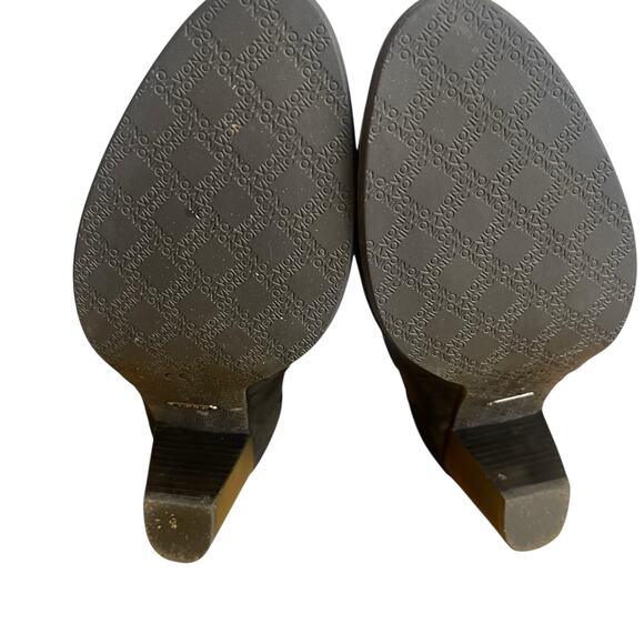 Vionic Sterling Black Suede Zip Heeled Bootie Women's Size 9.5 - Picture 7 of 8